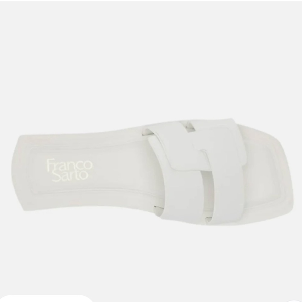 Franco Sarto Ivory Slide Sandals